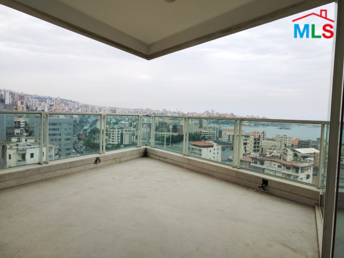 Duplex with 185 SQM Roof & Sea View for Sale in Jounieh