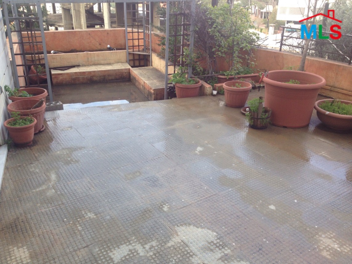 220 SQM Furnished Apartment With Terrace for Sale in Mtayleb