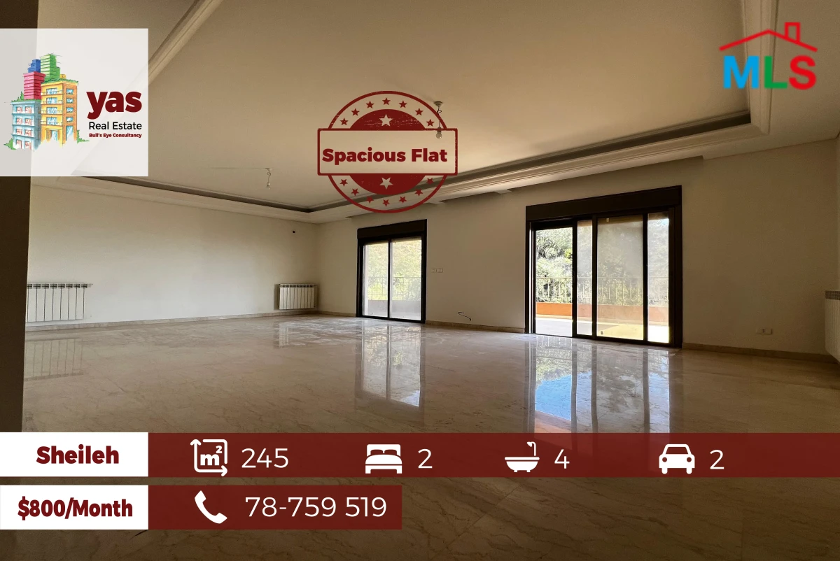 Sheileh 245m2 | Spacious Flat | Panoramic View | Prime Area | Rent |KS