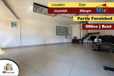 Jounieh 60m2 | Two Floors | Office | Equipped | Prime Location | EH