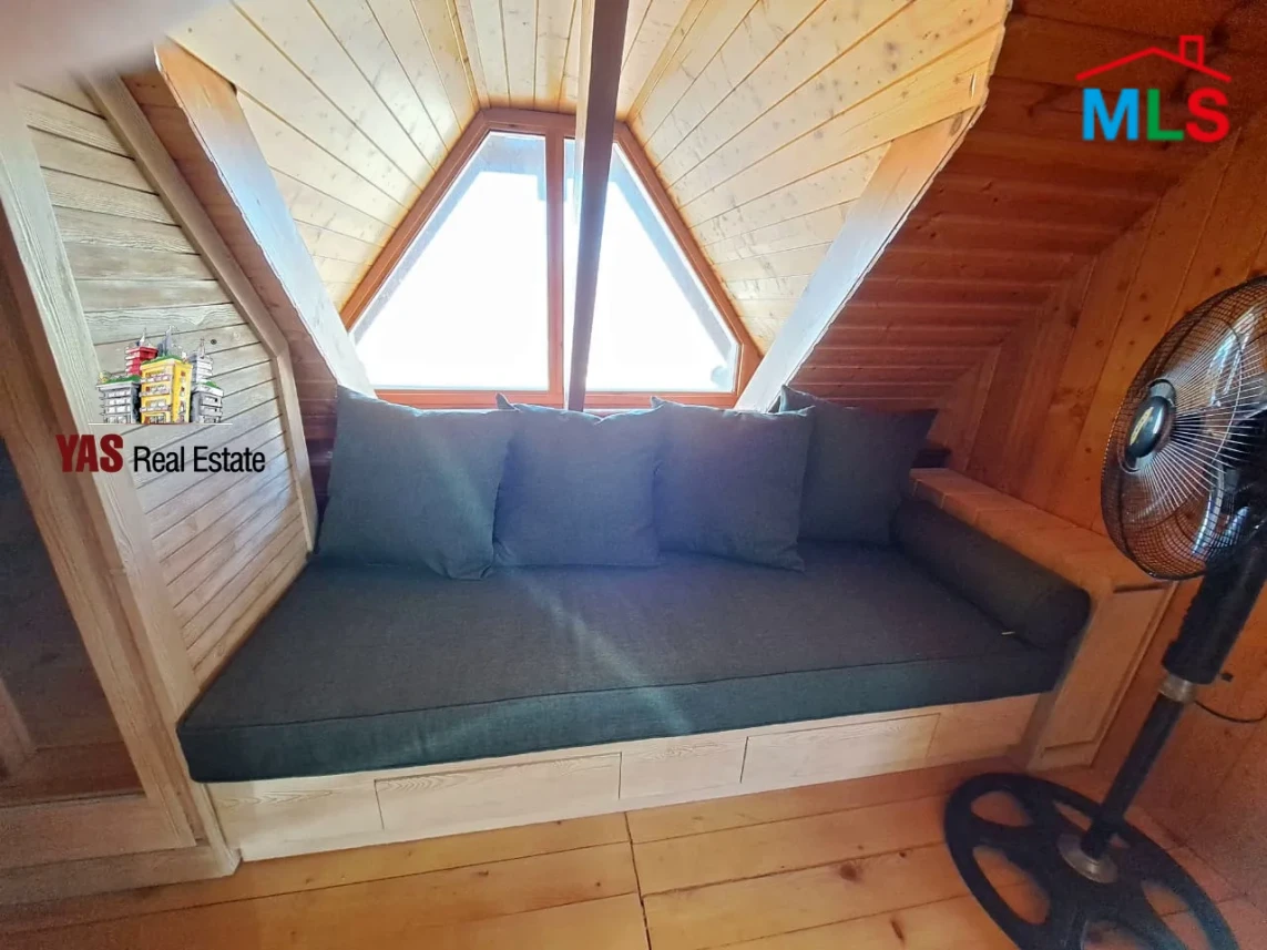 Faqra 90m2 | 40m2 Terrace | Duplex Log House | Chalet | Rent |DA