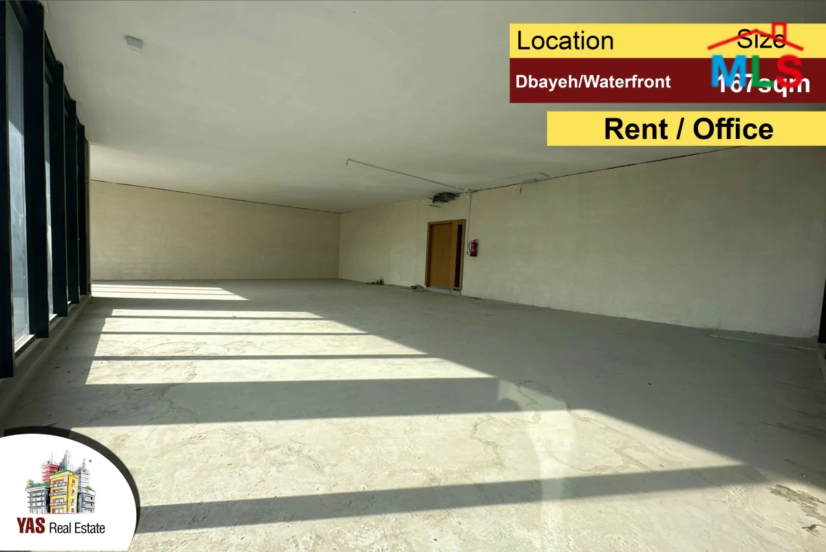 Dbayeh/Waterfront 167m2 | Rent | Office | Mountain View