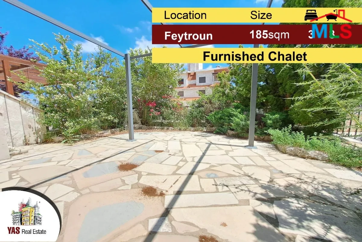 Feytroun 185m2 + 40m2 Terrace | Rent | Furnished Chalet | Pool