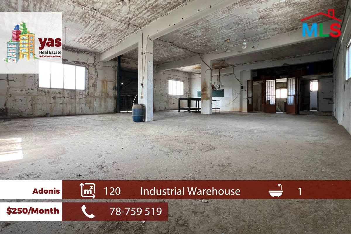 Adonis 120m2 | Warehouse | Rent | Industrial Use | Active Street | RH