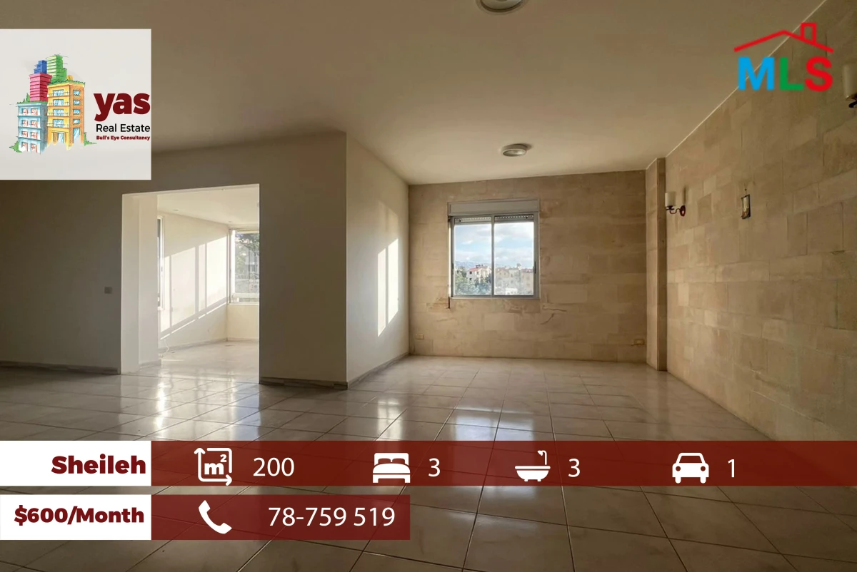 Sheileh 200m2 | Rent | Generous dimensions | Sea View | KS/MB