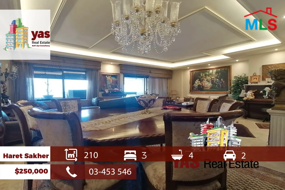 Haret Sakher 210m2 | Well Maintained | Decorated | Prime Location|IV/E