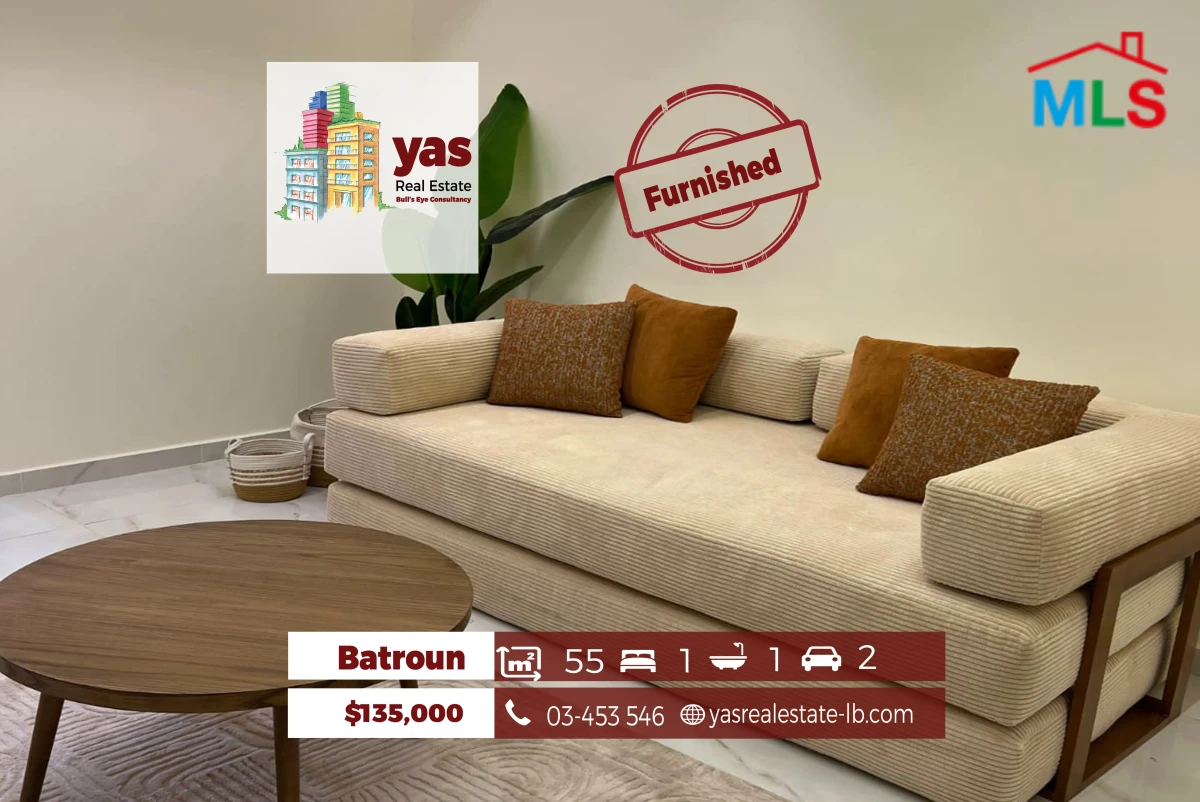 Batroun 55m2 | Chalet / Studio | Furnished | Mint Condition | OJH