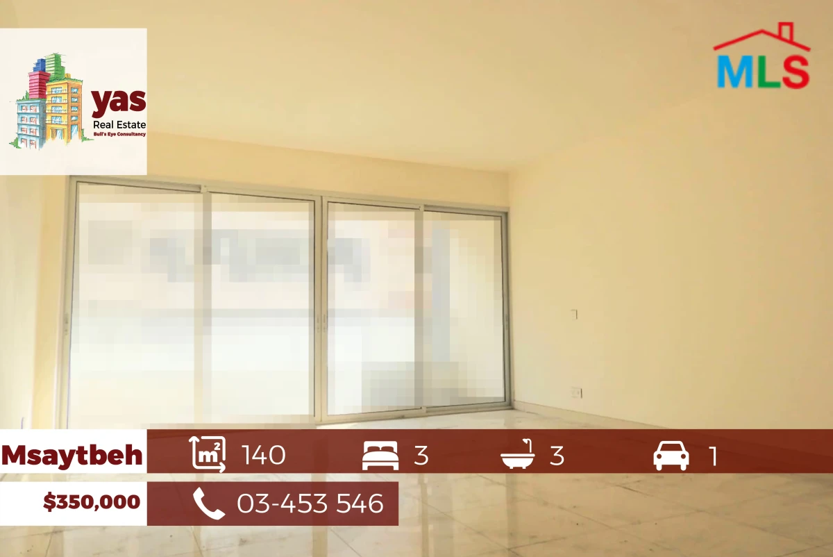 Msaytbeh 140m2 | Prime Location | Cozy Flat | RM