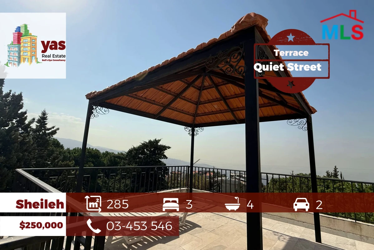 Sheileh 285m2 | Terraces | Panoramic View | Quiet Street | GA