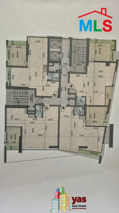 Dbayeh 84m2 | Office | Brand New | Active building | OH