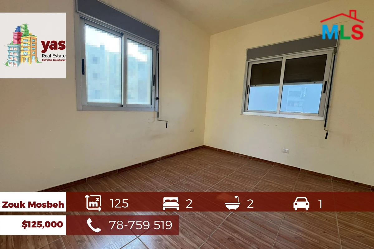 Zouk Mosbeh 125m2 | Well Maintained | Calm Area | Catch | EL