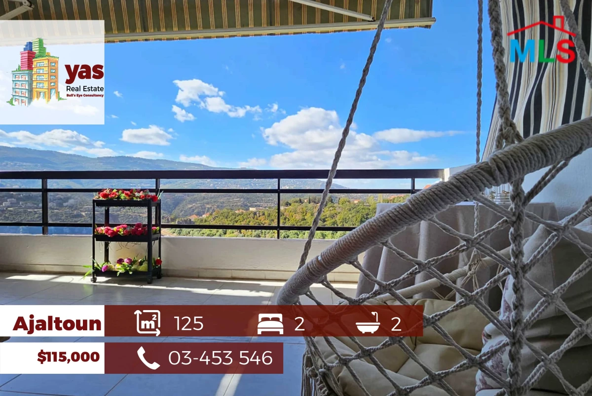 Ajaltoun 125m2 | Prime location | Excellent Condition | Decorated |TO