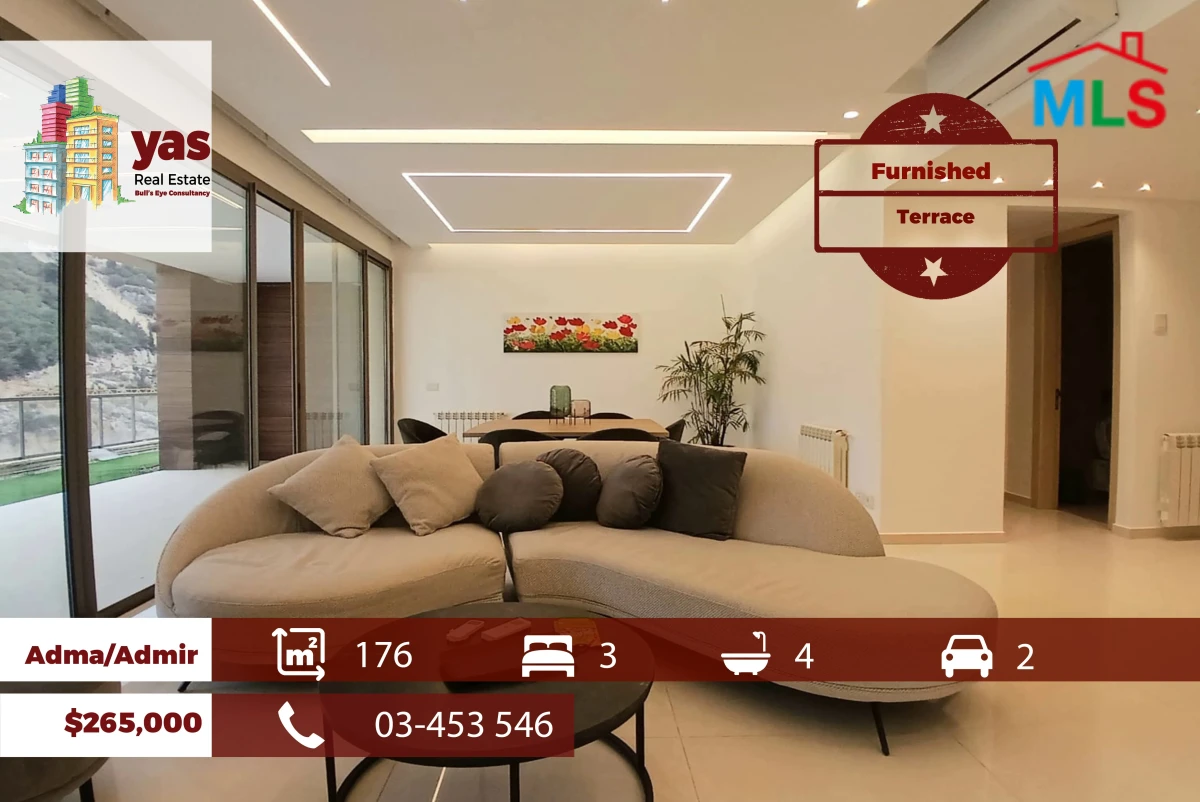 Adma/Admir 185m2 | Furnished | Classy Area | Gated Community | IV