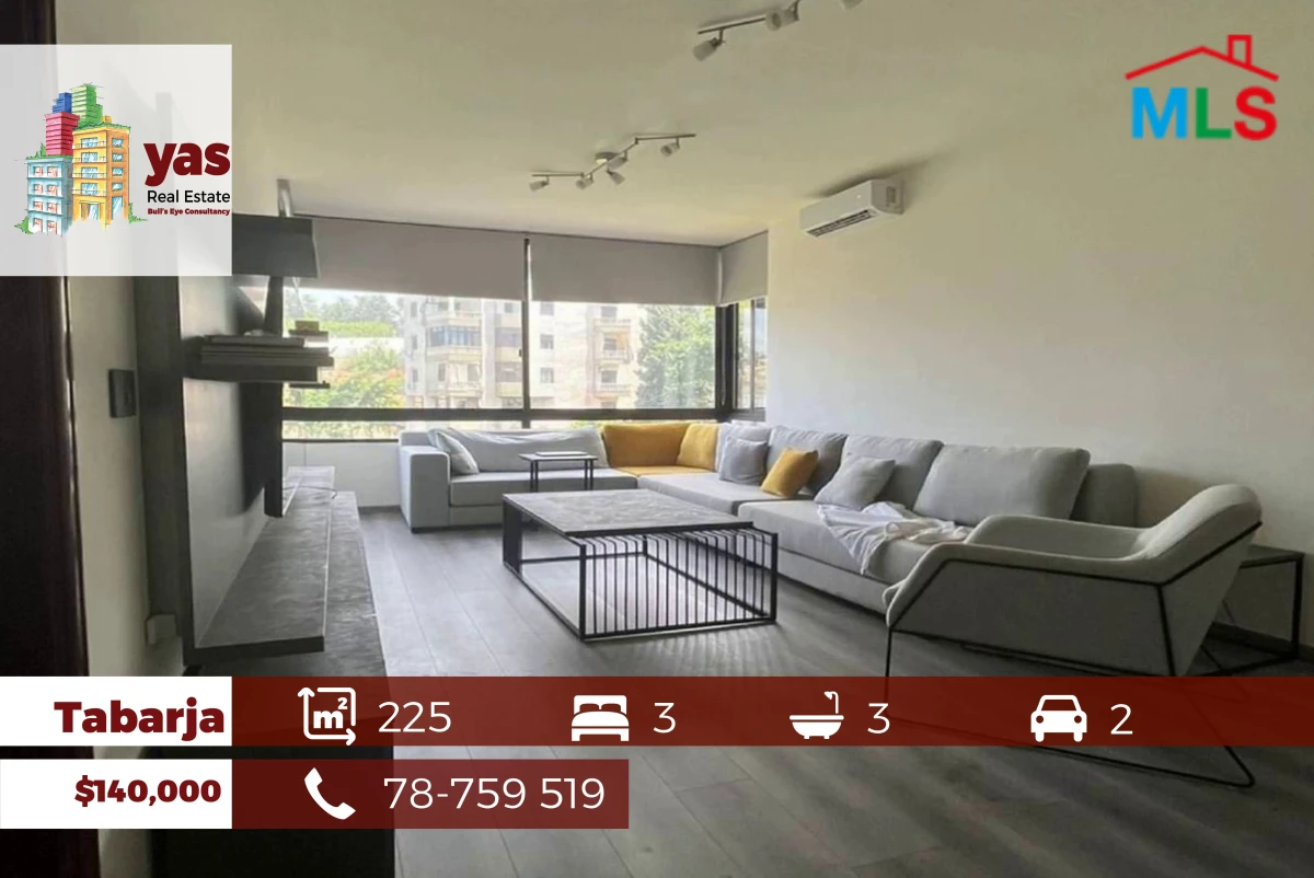 Tabarja 225m2 | Well Maintained | Sea View | Accessible | OH