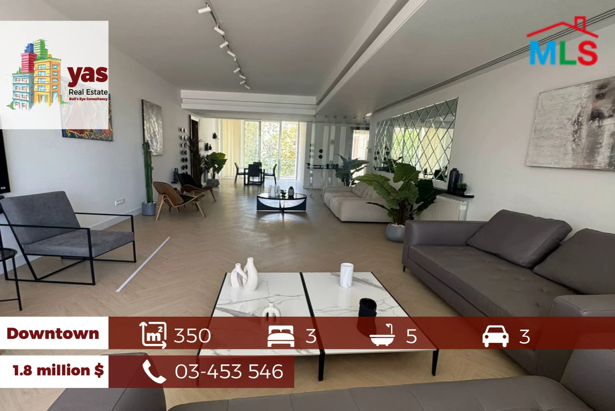 Downtown 350m2 | Luxury Building | Classy Area | OH