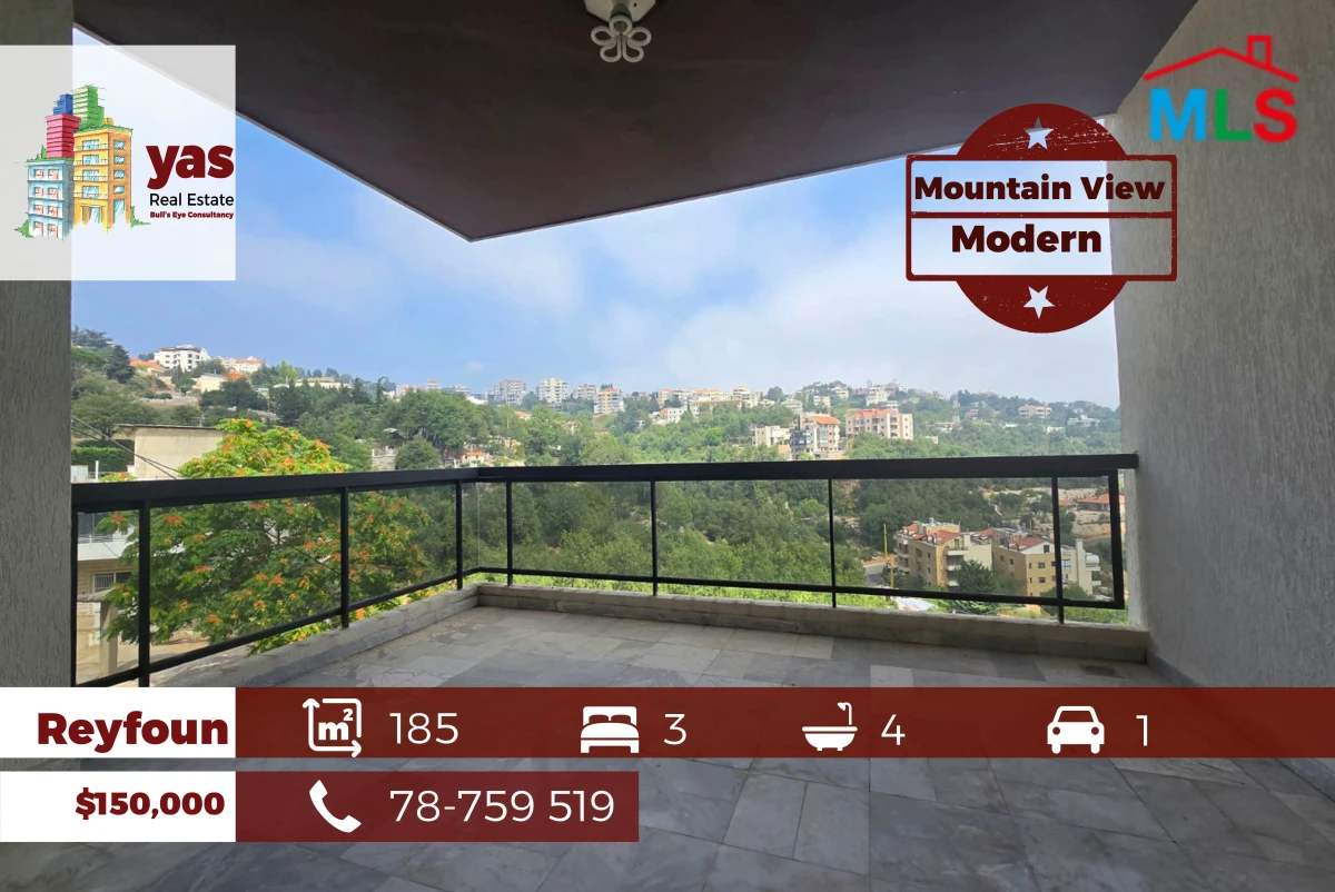 Reyfoun 185m2 | Mountain View | Modern | Calm Area | DA