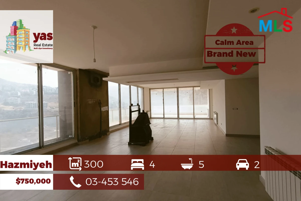 Hazmiyeh 300m2 | Brand New | Calm Area | Dead End Street | AA/IV