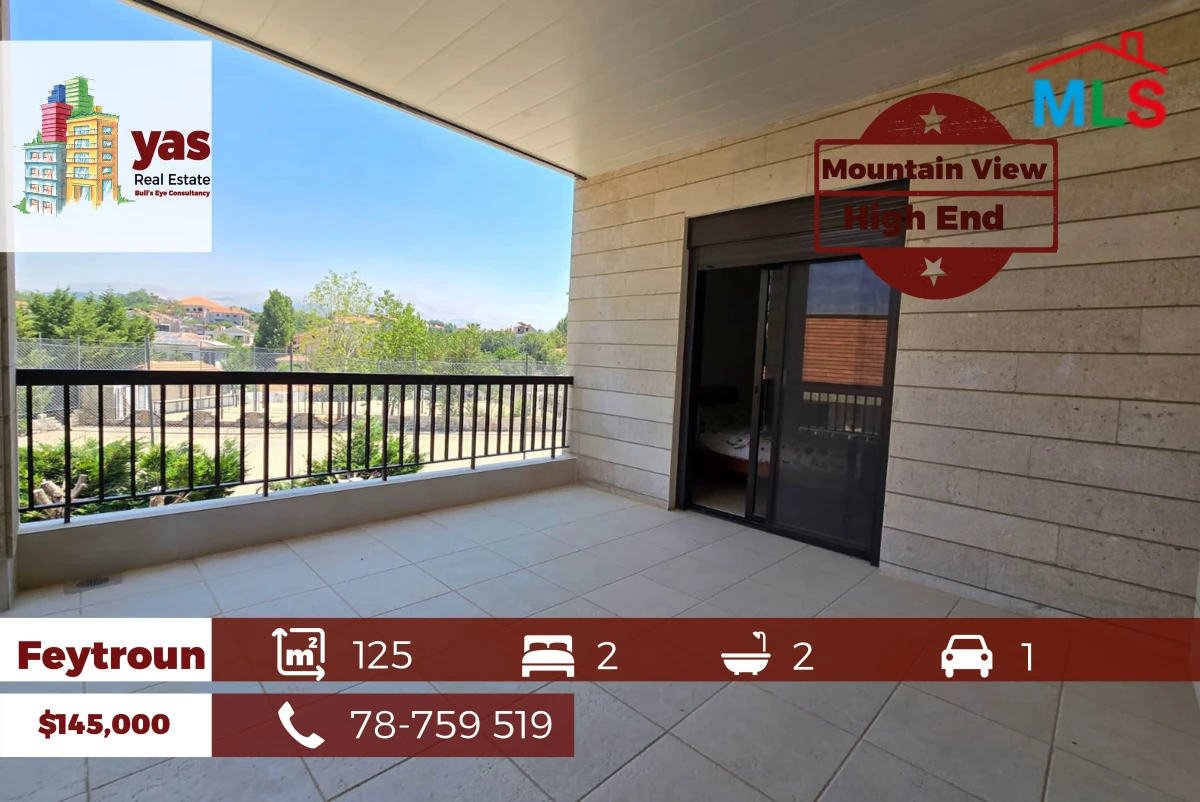 Feytroun 125m2 | Well Maintained | Mountain View | High End | DA/KH/JK
