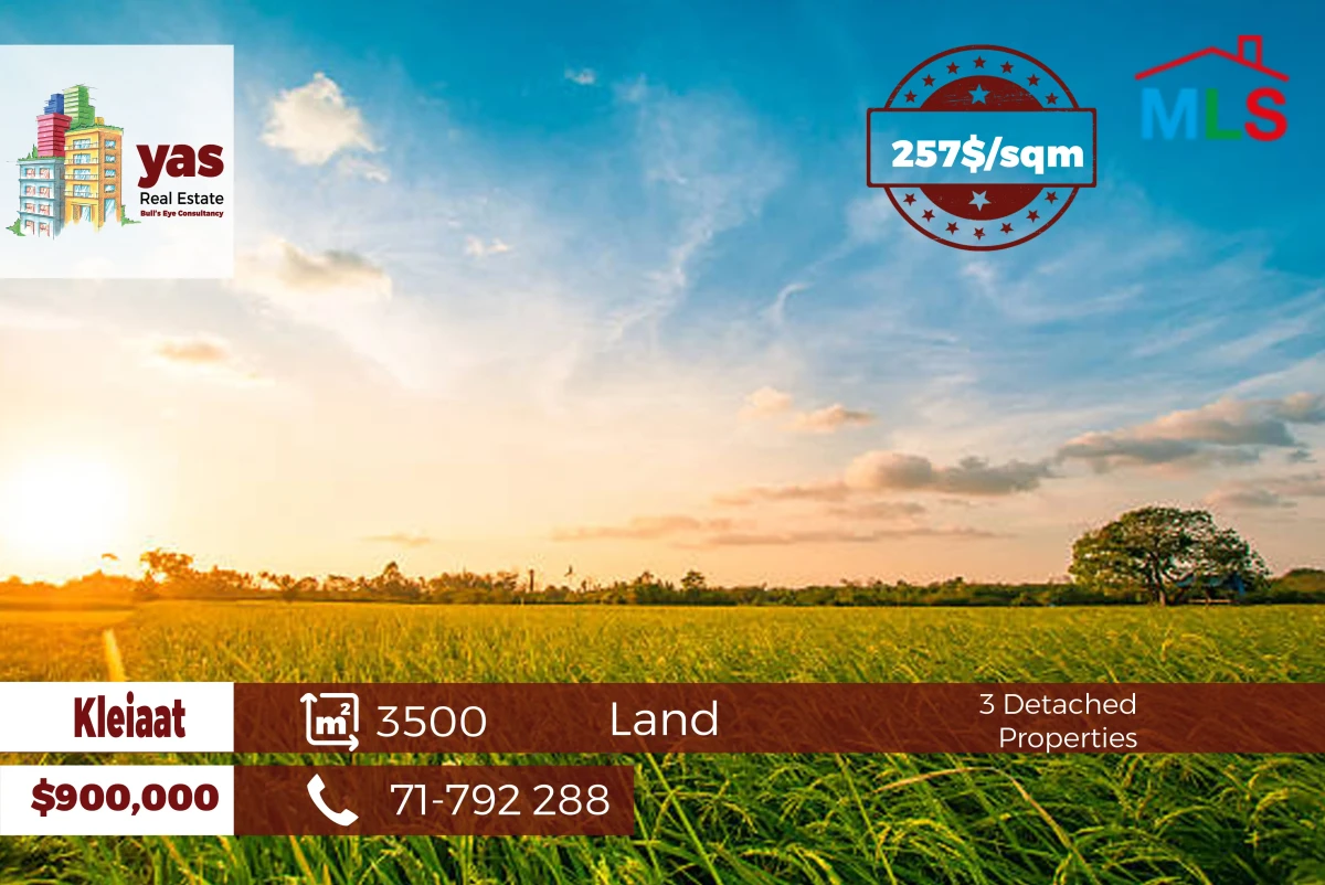 Kleiaat 3500m2 Land with a Villa | Sea & Mountain View | WA