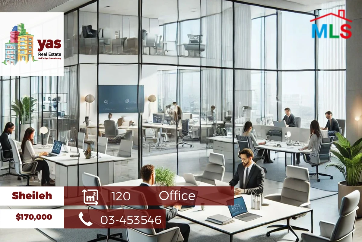 Sheileh 100m2 | Office | New | Main Highway | Upgrated | BA