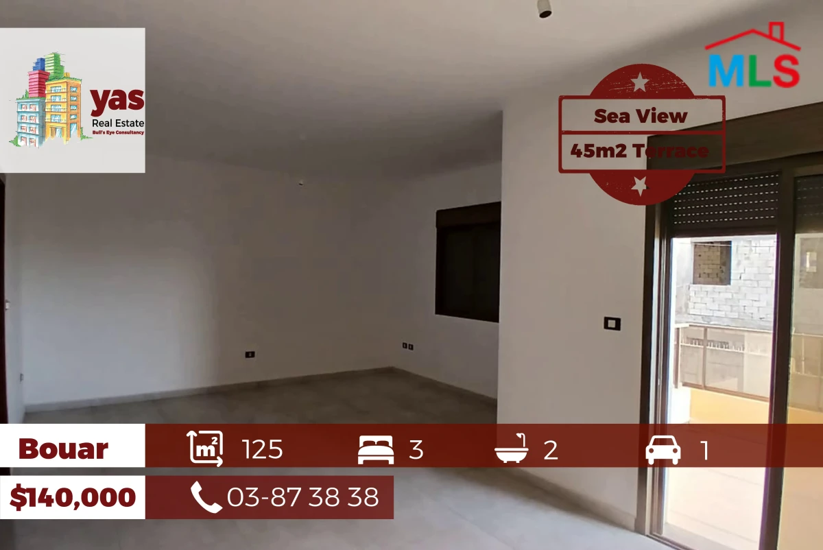 Bouar 125m2 | 45m2 Terrace | Brand New | Private Street | ABA