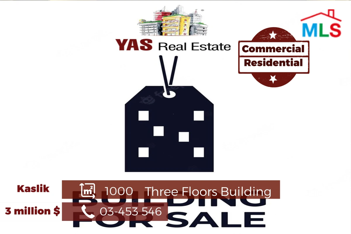 Kaslik 1000m2 | Three floors Building | Prime Location | EH