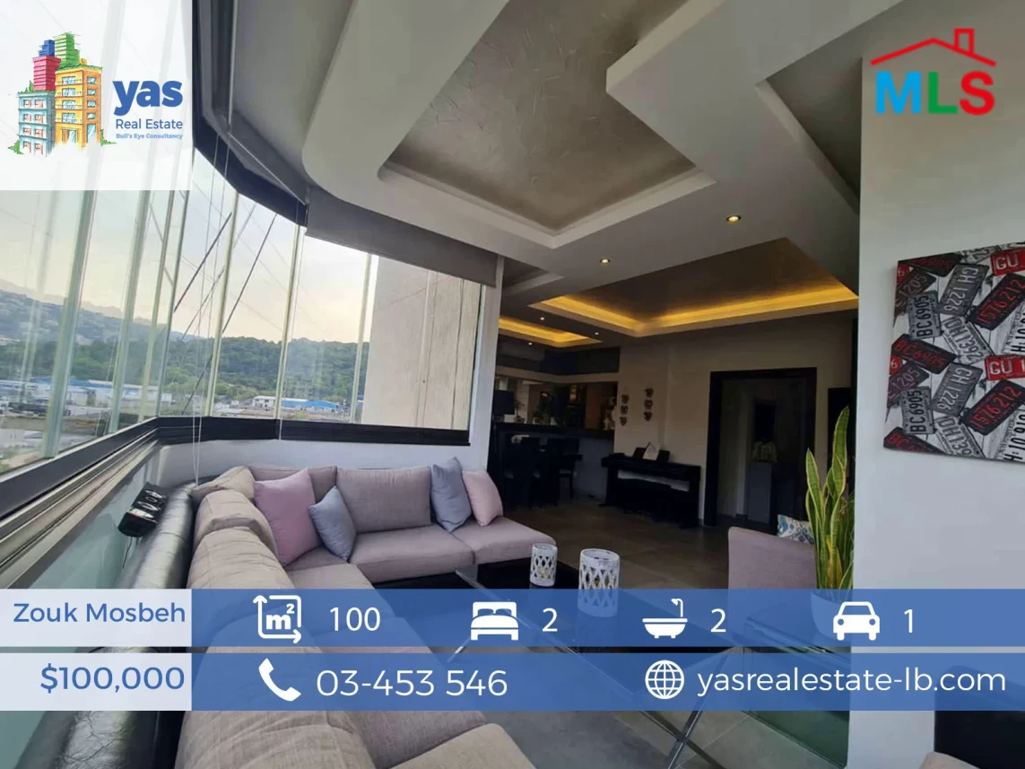 Zouk Mosbeh 100m2 | Mountain View | Calm Street | Super Catch | EL