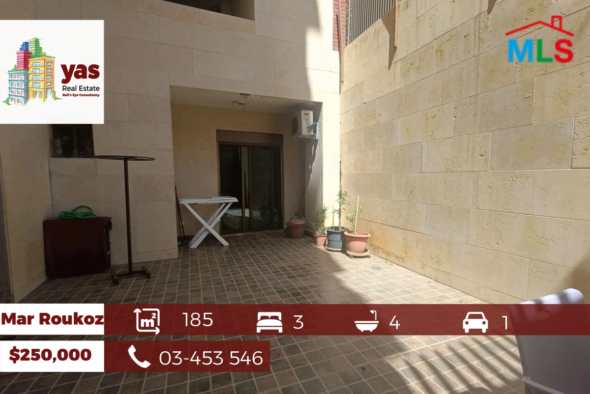Dekweneh/Mar Roukoz 185m2 | 30m2 Terrace | Calm Area | AA/NER