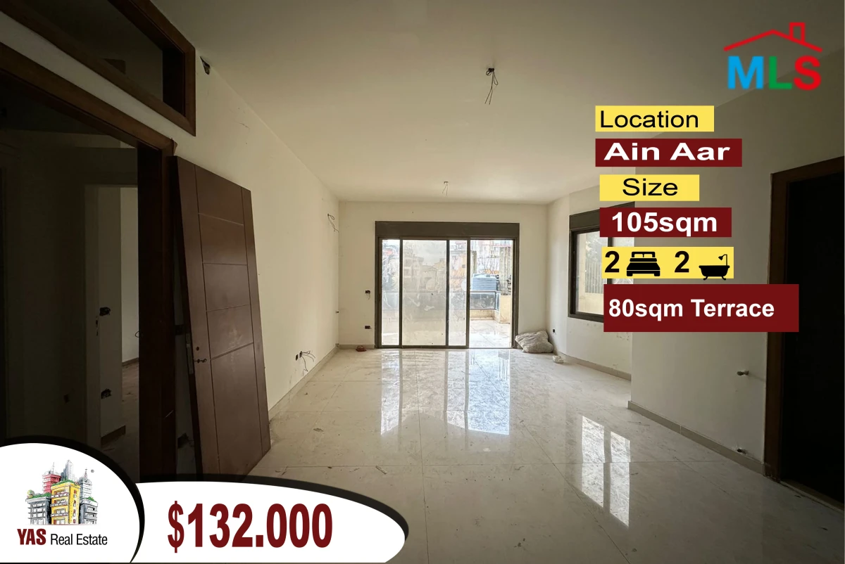 Ain Aar 105m2 | 80m2 Terrace | Luxury | CH/CL