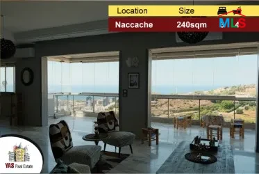 Naccache 240m2 | Terrace | Well Maintained | Luxury Decorated |View|PA