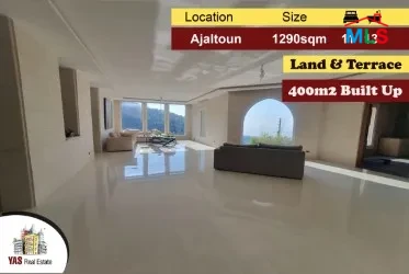 Ajaltoun 1290m2 | 400m2 Bulit up | Terraces & Garden | Luxury | KH