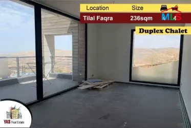 Tilal faqra 236m2 425k patrick duplex chalet