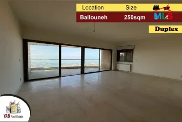 Ballouneh 250m2 | Duplex | Astonishing View | Prime Location | AC