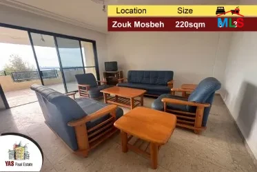 Zouk Mosbeh 220m2 | Panoramic View | Well Maintained | Catch | EL