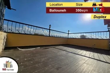 Ballouneh 350m2 | Duplex | Mint Condition | Mountain View | DA