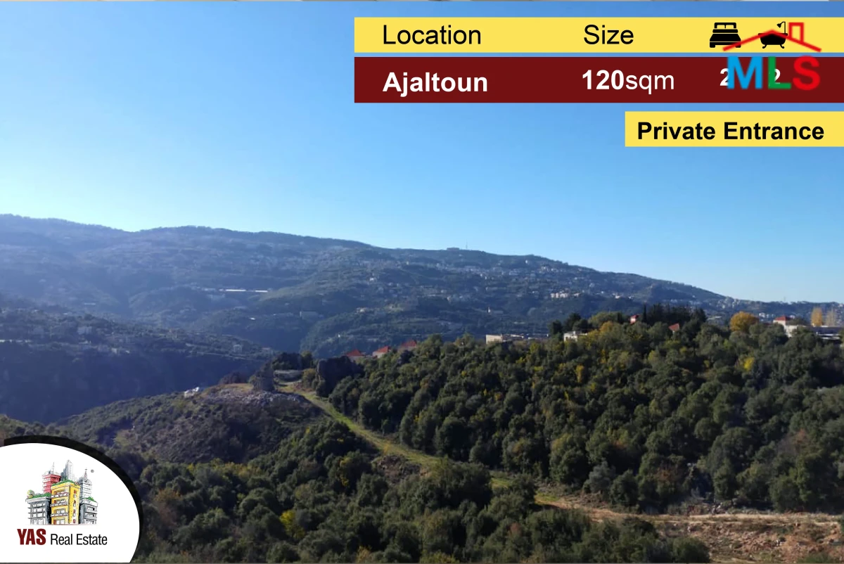 Ajaltoun 120m2 | 30m2 Terrace | Mint Condition | Mountain View | AC