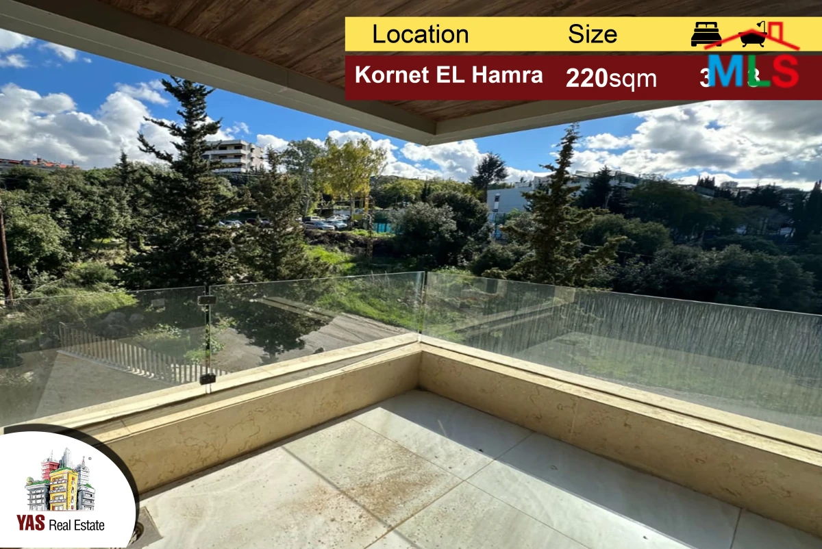 Qornet El Hamra 220m2 | Well Maintained | New | PA