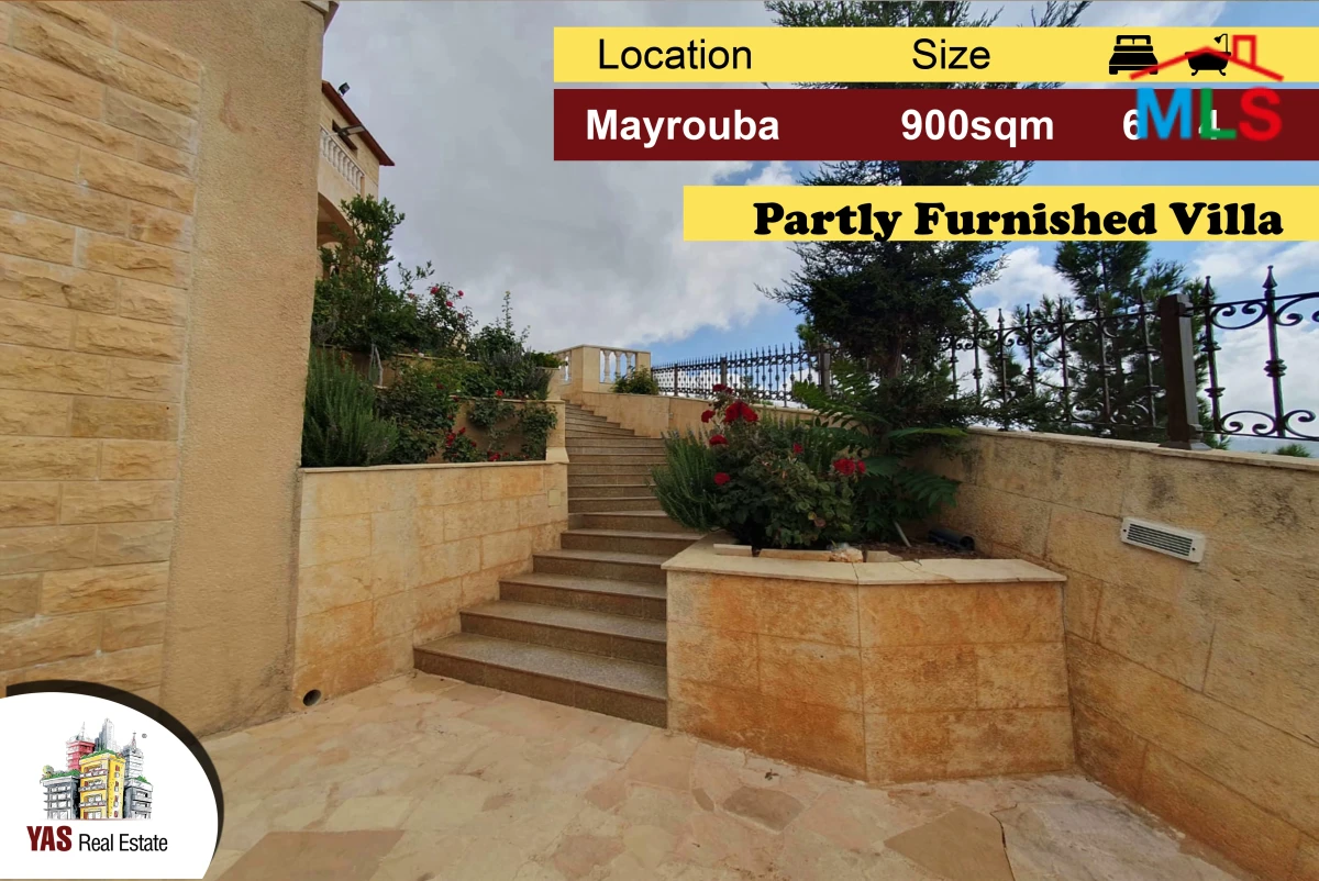 Mayrouba 900m2 | Garden | Villa | Partly Furnished | KH