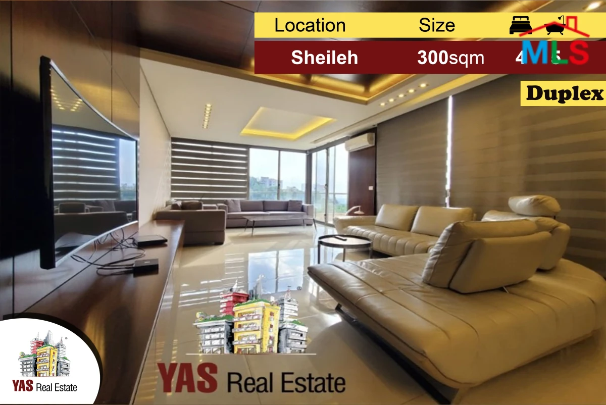 Sheileh 300m2 Duplex + 300m2 Garden | High-End | Panoramic View