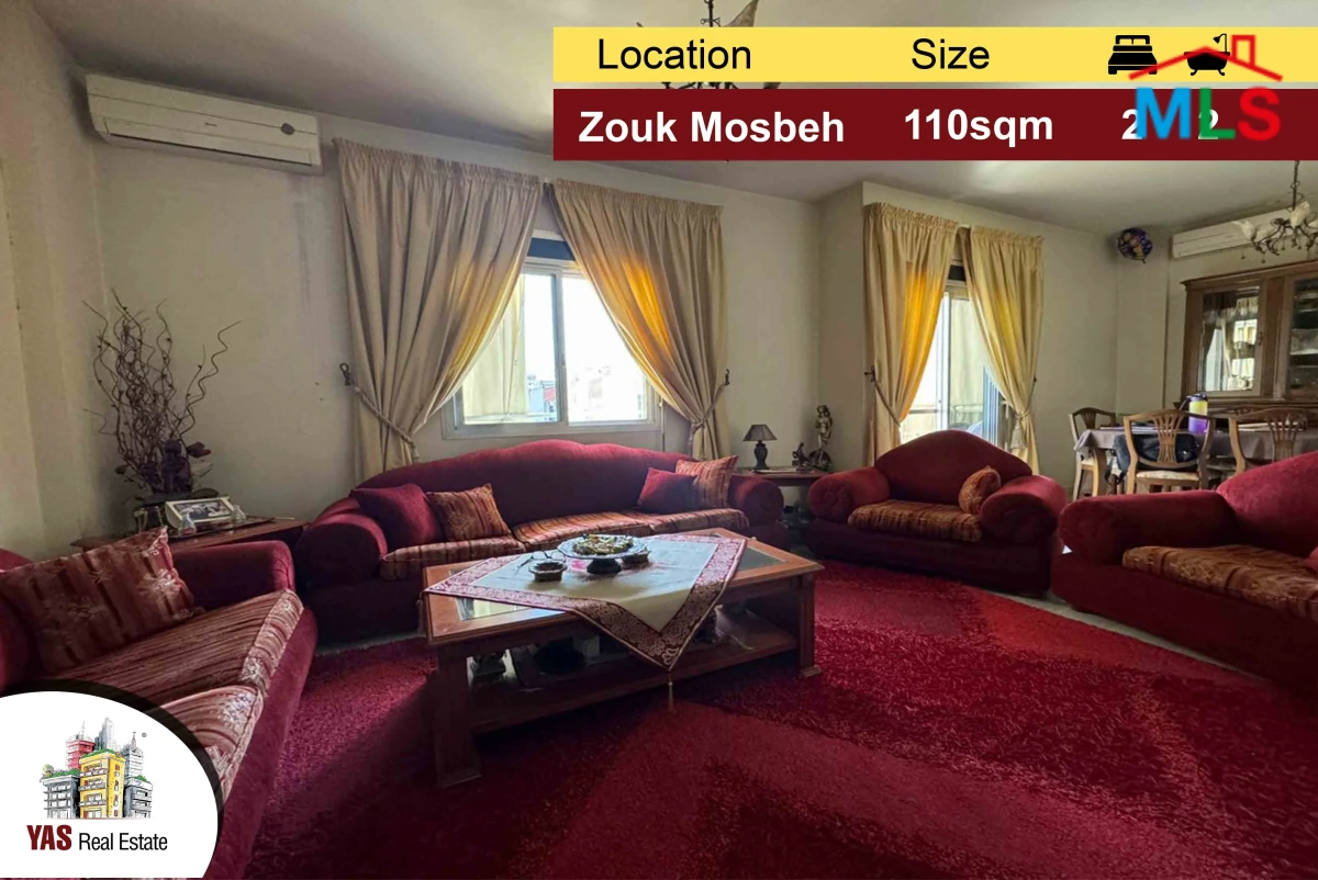 Zouk Mosbeh 110m2 | Catch | Prime Location | Well Maitained | EL