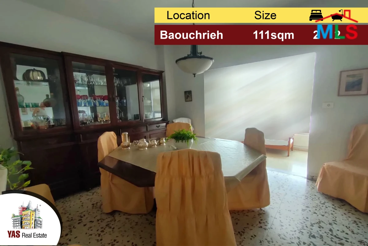 Baouchrieh 111m2 | Mint Condition | Well Lighted | AA