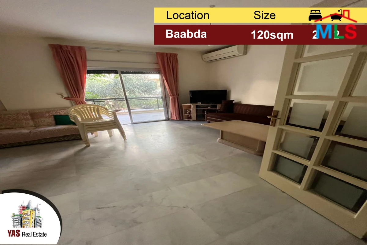 Baabda/Louaizeh 120m2 | Well Maintained | Calm Area | PA