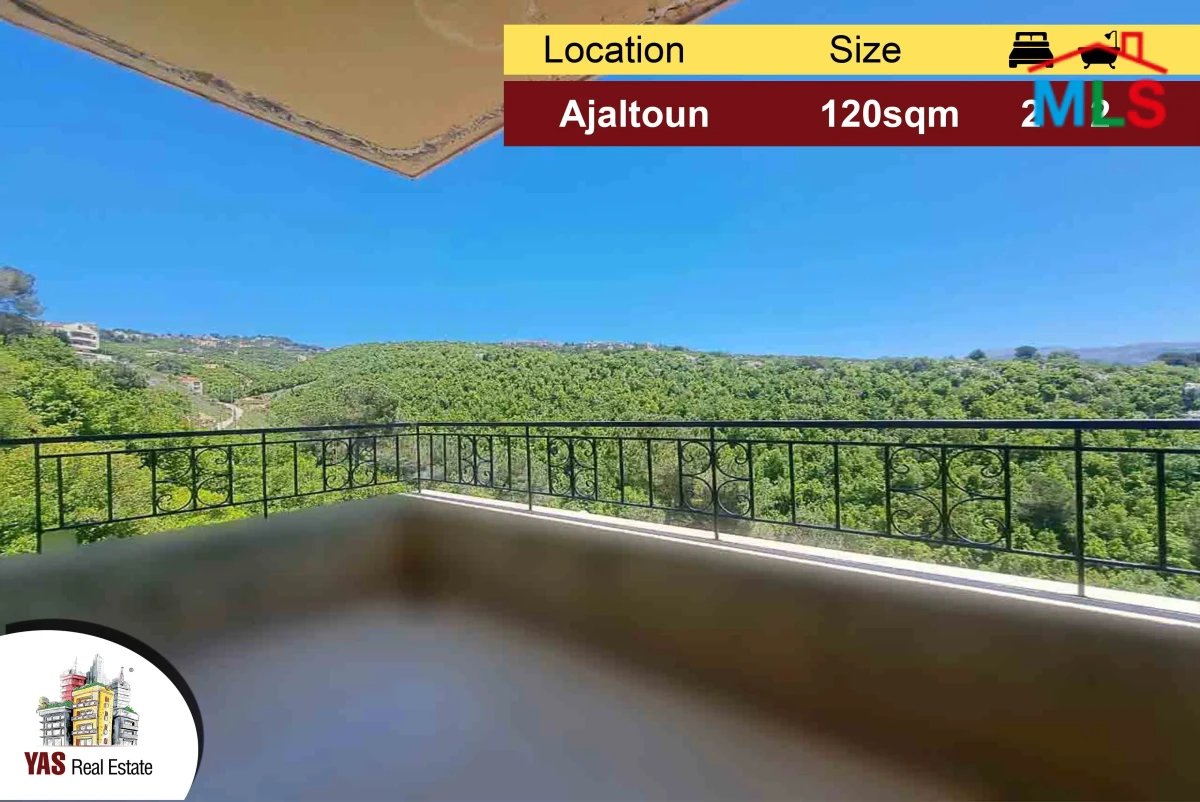 Ajaltoun 120m2 | Panoramic View | New | Modern | DA