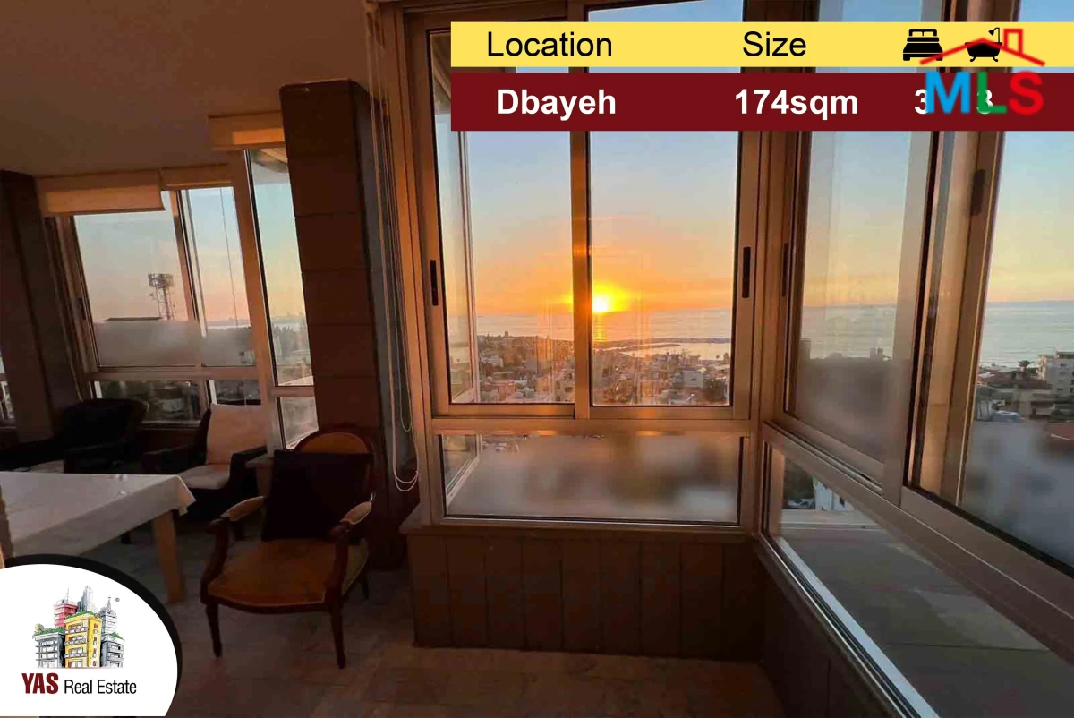 Dbayeh 174m2 | Panoramic View | Dead End Street | Catch | PA