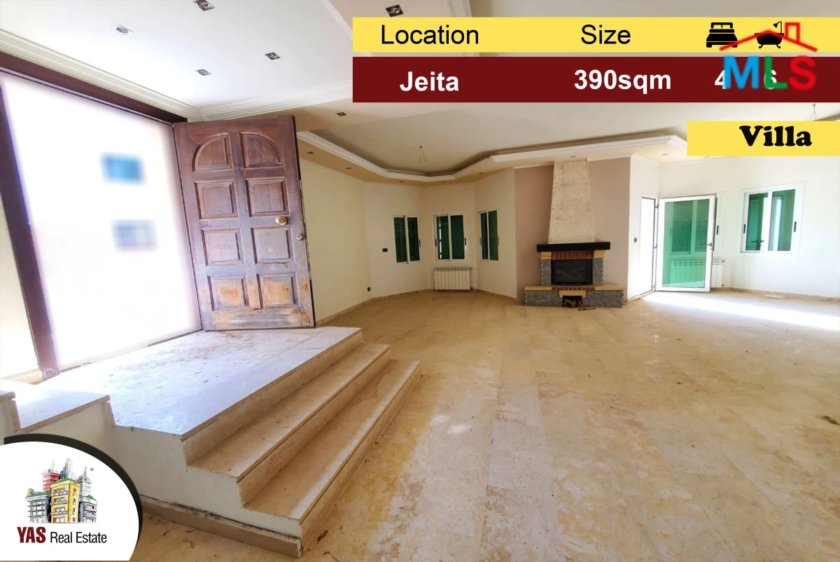 Jeita 390m2 | 700m2 Terrace/Garden |Villa | Luxury | TO