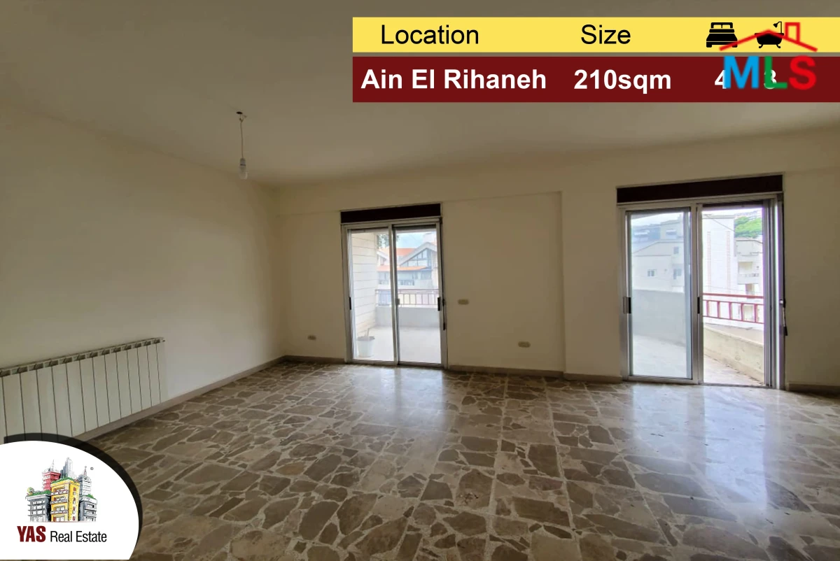 Ain El Rihaneh 210m2 | Open View | Excellent Flat