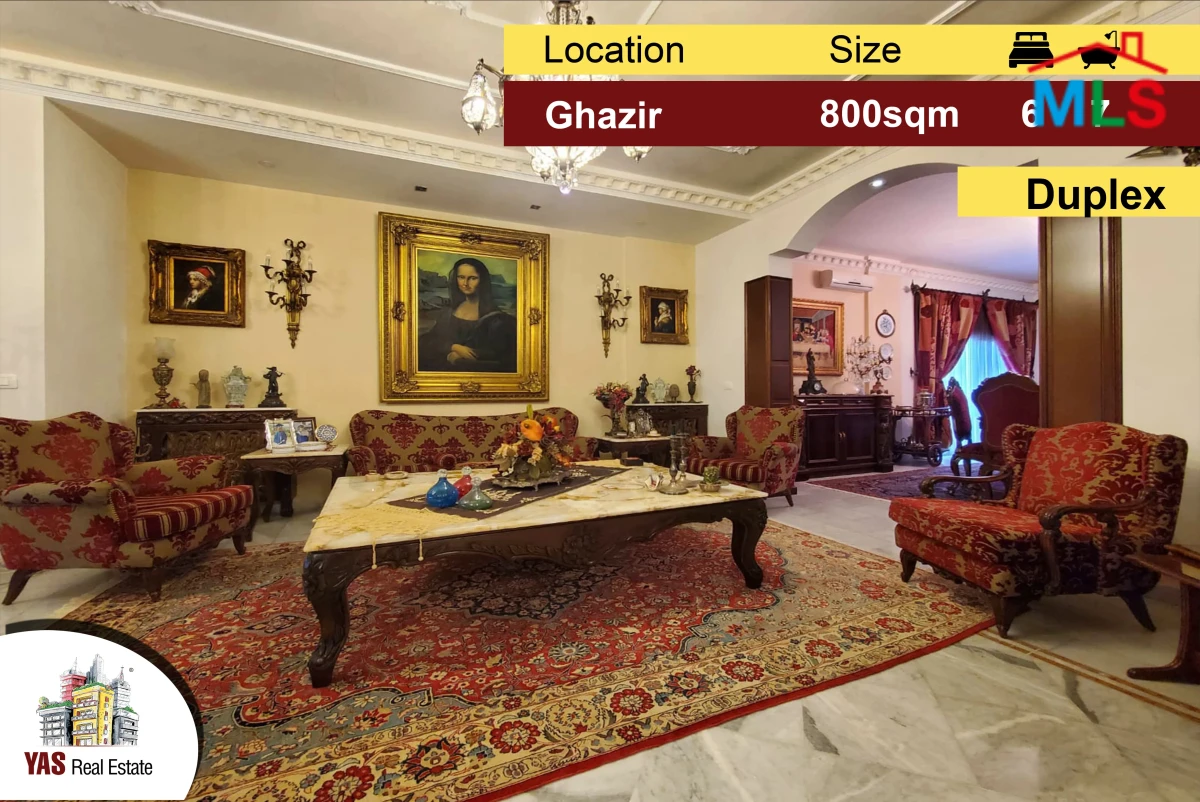 Ghazir 800m2 | 80m2 Terrace | Duplex |Panoramic Open View