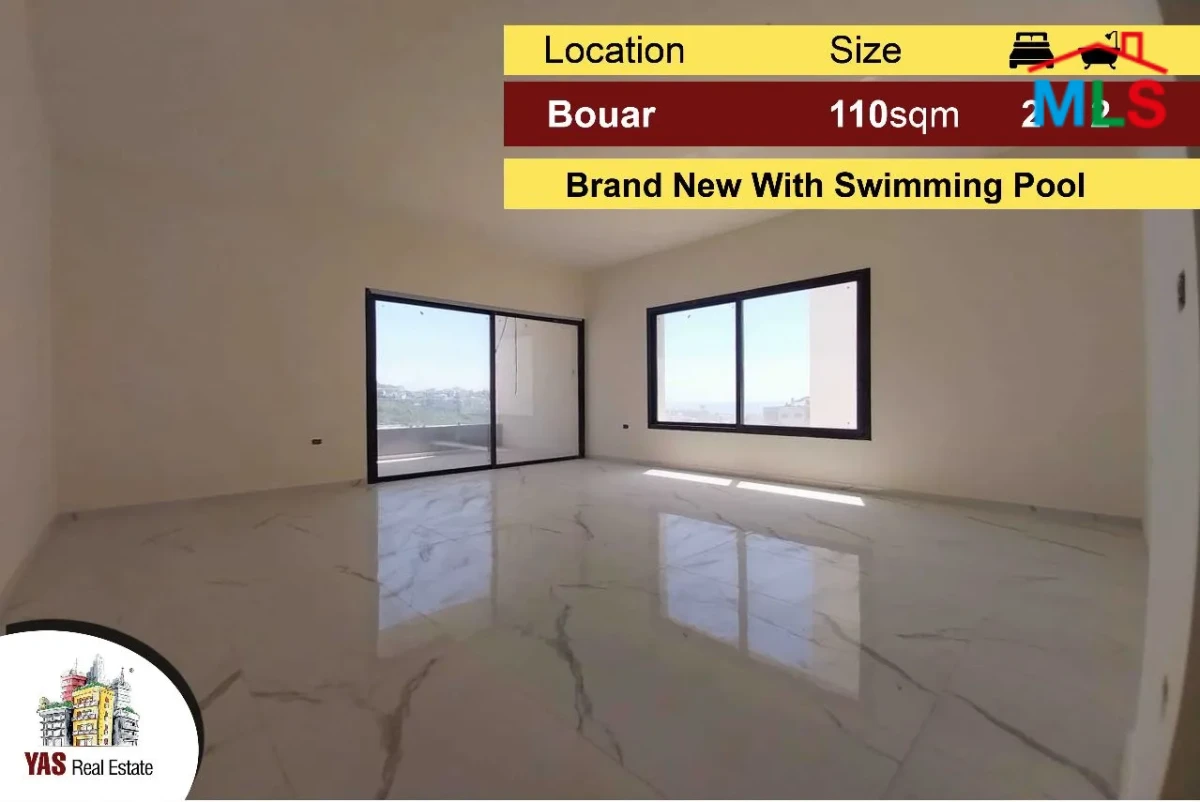 Bouar 110m2 | New Apartment | Luxury | Swimming Pool | View