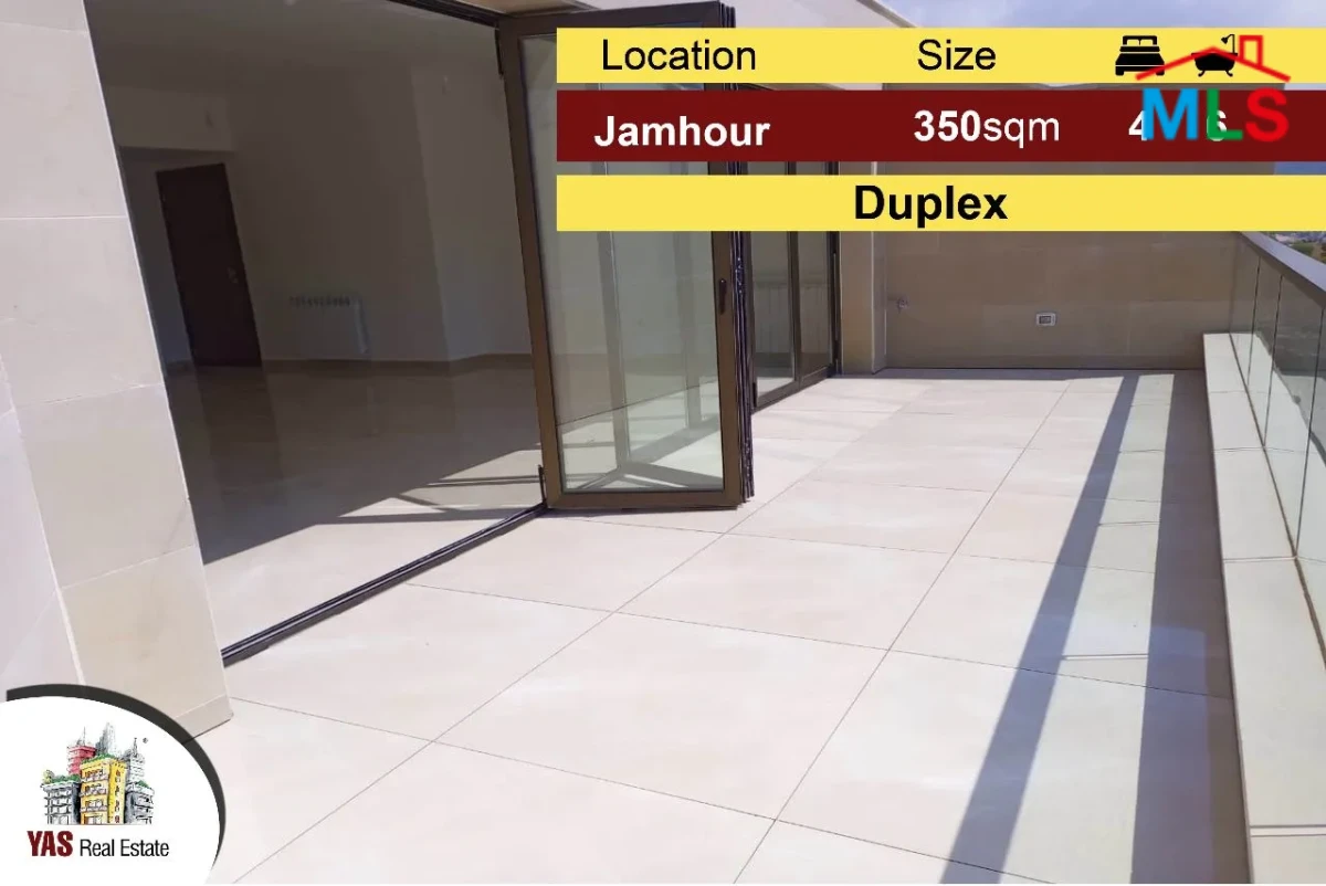 Jamhour 350m2 Duplex + 20m2 Terrace | High-End | Private street | View