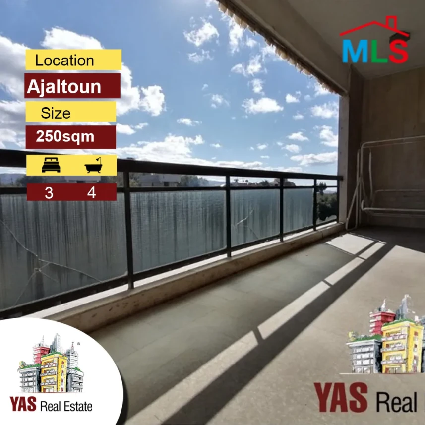 Ajaltoun 250m2 | Excellent Condition | Luxury | Panoramic View | Furnished